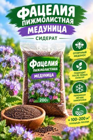 Фацелия пижмолистная Медуница 200 гр