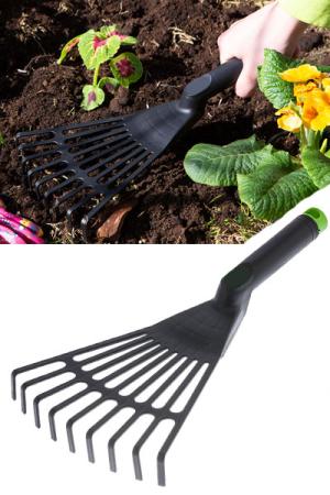 Грабельки - веерные садовые пластмассовые