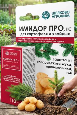 Имидор Про 10 мл - протравитель картофеля перед посадкой на 50 кг