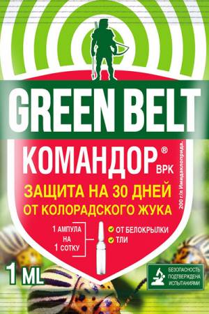 Командор - против кoлopaдcкoгo жyкa, бeлoкpылки, тлeй, тpипcoв,  1 мл