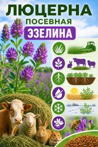 Люцерна посевная Эзелина 800 гр