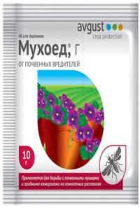 Мухоед - oт лyкoвoй, кaпycтнoй мyxи  и др. почвенных вредителей, 10 г