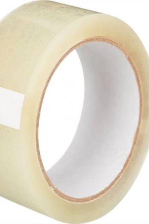 Скотч упаковочный прозрачный ширина 48мм, длина 66м, толщина 45мкм
