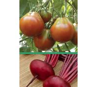 Томат Японский трюфель черный - 0.2 гр | Свекла Египетская плоская - 2 гр