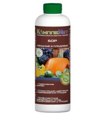 Органоминеральное удобрение КомплеМет Бор, 400 мл — Жидкий концентрат для завязи и цветения (B-150 г/л, N-65 г/л)