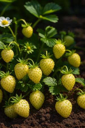 Земляника Еллоу вондер лесная